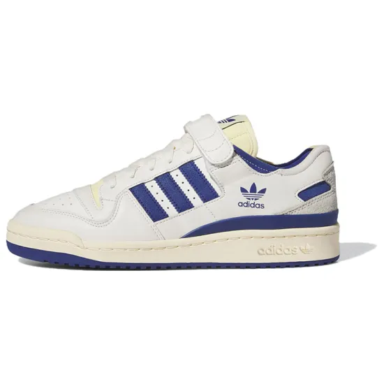 Adidas Originals Forum 84 Low White Victory Blue Easy Yellow