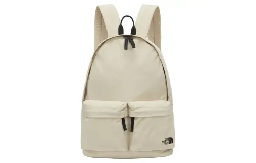 THE NORTH FACE 30L Backpack Outdoor Bag Nylon Light Beige Unisex
