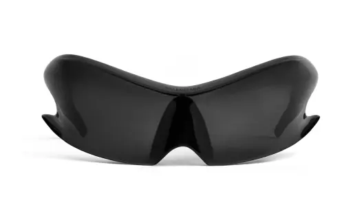 Balenciaga Irregular Shape Sunglasses Women's Black
