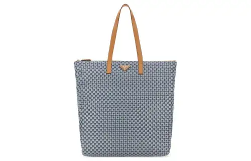 PRADA Recycled Nylon Handbag, Shoulder Bag Men's Blue Multicolor