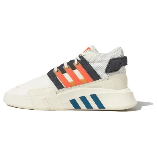 Adidas Originals EQT Lifestyle Shoes Unisex Mid-top Rice / Black / Orange / Blue