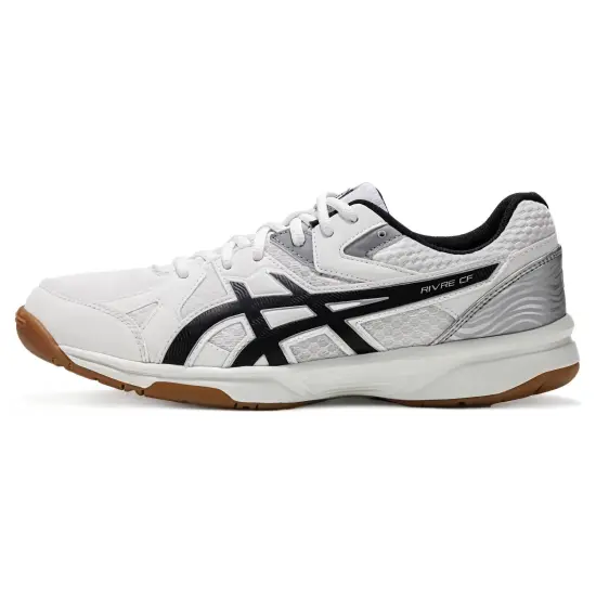 Asics River CS Badminton Shoes Unisex Low-top White/black