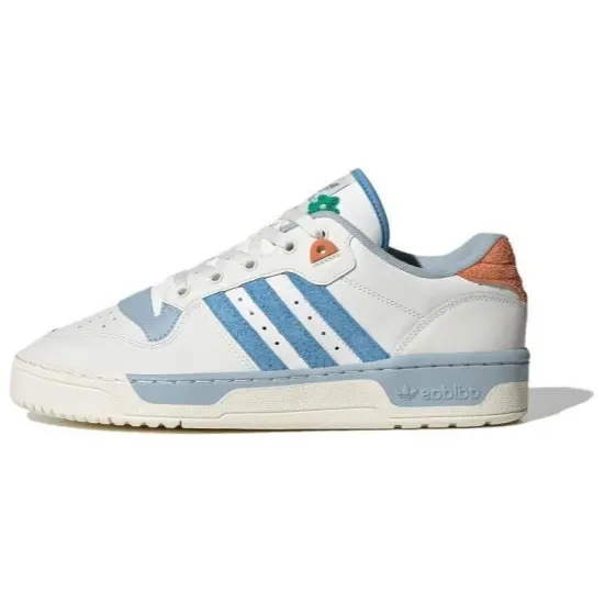 adidas originals Rivalry Low White Light Blue Women's