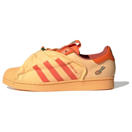 Melting Sadness X adidas originals Superstar Orange Green