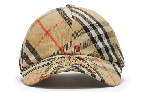 Burberry Checked Baseball Cap