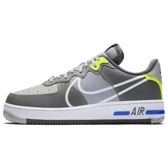 Nike Air Force 1 React Wolf Grey Men's