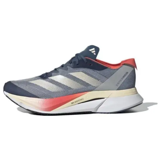 Adidas Adizero Boston 12 Boston Marathon Preloved Ink Wonder White Preloved Scarlet