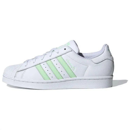 Adidas Women's Superstar 'White Semi Green Spark'