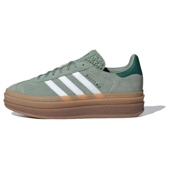 Adidas Gazelle Bold Silver Green Gum Women'ss