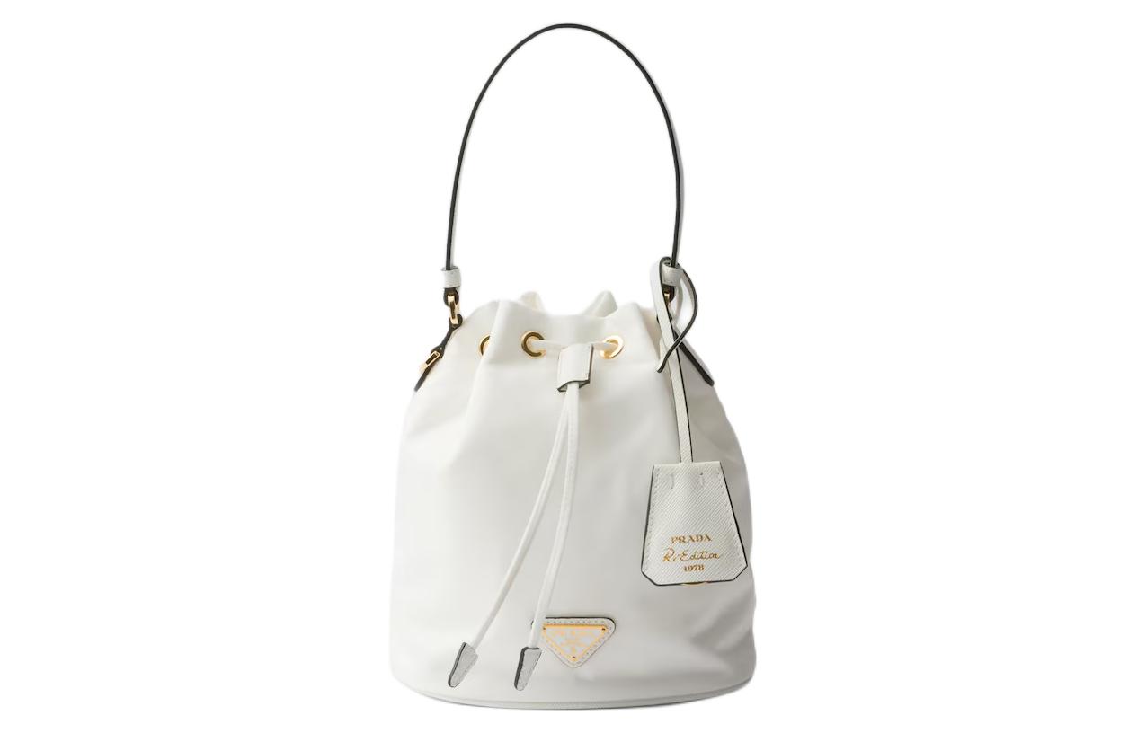 Женская сумка Prada Re-Edition Re-Nylon (белая)