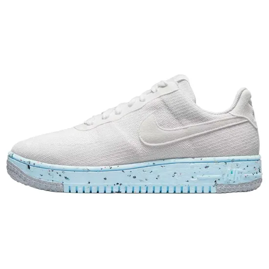 Nike Air Force 1 Low Crater Flyknit White Ice Blue Women's