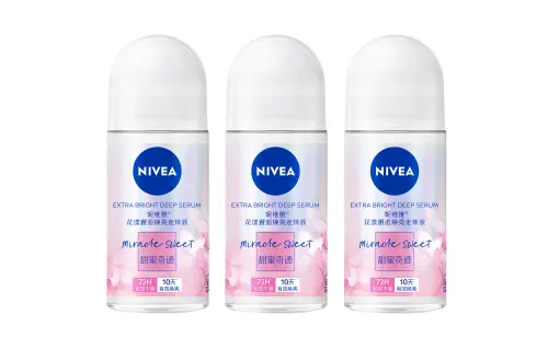 Nivea, essence for skin care, perfume, floral antiperspirant