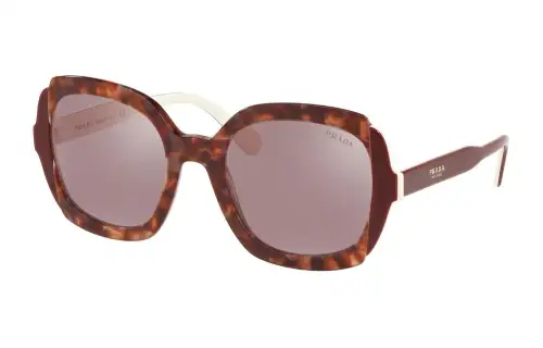 PRADA Square Sunglasses Women's Red