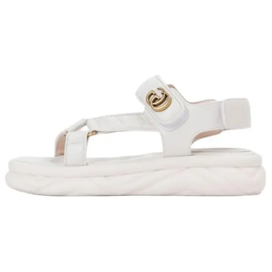GUCCI Double-G Leather Sandals