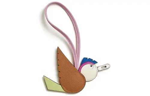 HERMES Birdy Charms Unisex Brown