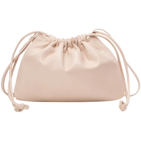 CALVIN KLEIN Synthetic Material Shoulder Bag Women's Egg Shell Yellow