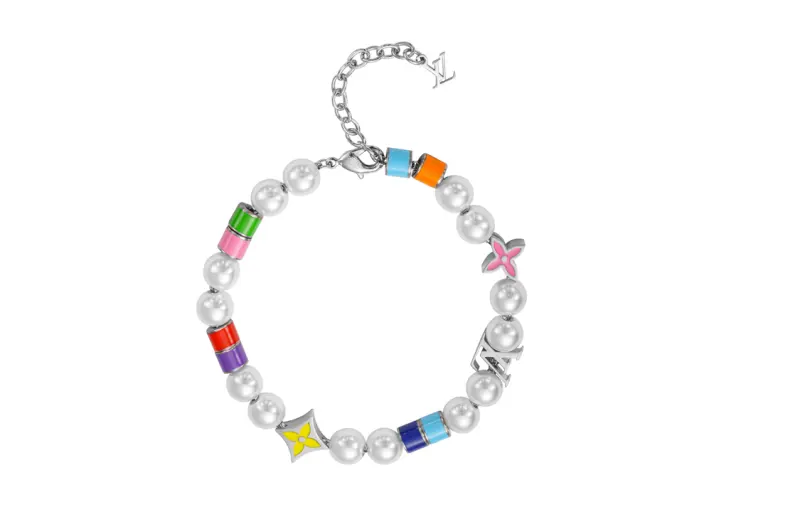 LOUIS VUITTON Monogram Pearls Party Bracelet