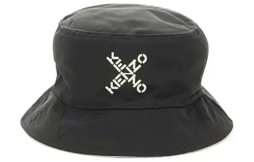 KENZO Polyester, Polyamide Bucket Hats Men's Black