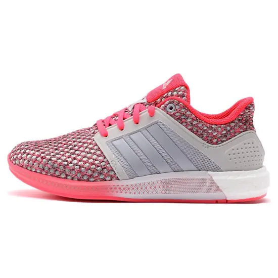 Adidas Solar Boost Running Shoes Women's Low-Top Gray Red