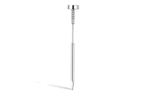 CARTIER 18K White Gold Tie Clip Men's Silver