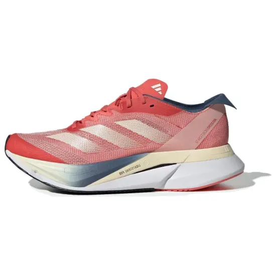 Adidas Adizero Boston 12 Boston Marathon Preloved Scarlet Wonder White Preloved Ink Women's