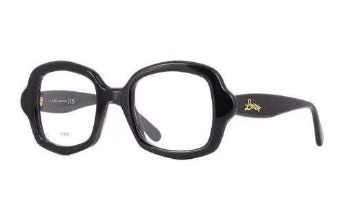 LOEWE Acetate Square Eyeglass Frames Unisex Black