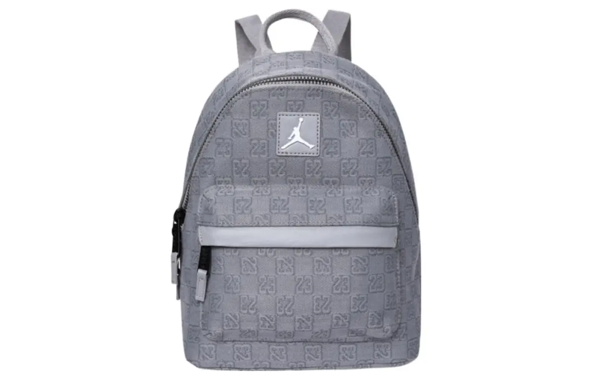 Jordan Polyester Backpack Small Unisex Concrete Gray