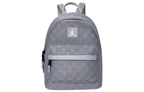 Jordan Polyester Backpack Small Unisex Concrete Gray