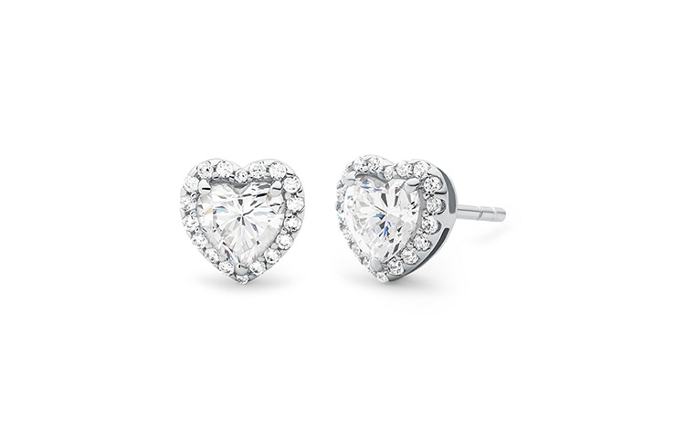 MICHAELKORS Michael Kors love silver earrings, temperament earrings for women, fashionable and versatile, earrings for women