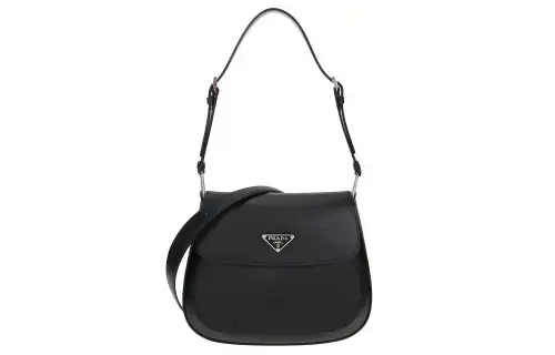 PRADA Leather Handbag Women's Black