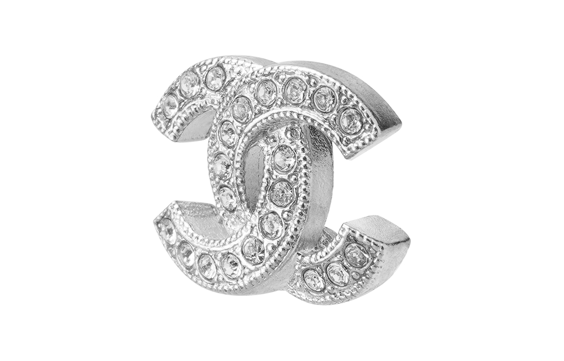 Женские серьги Chanel A88429S (серебристые) — Коробка + прокладочная доска — фото 2