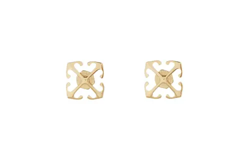 OFF WHITE Stud Earrings Women's Gold