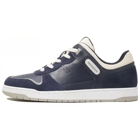 COACH Skateboard Shoes Men Low-Top Marine Blue