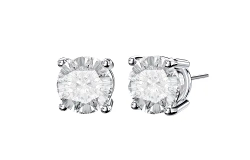 RAWNESS 925 Sterling Silver Stud Earrings Women's