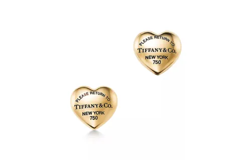 TIFFANY & CO. 18K Gold Stud Earrings Women's Gold
