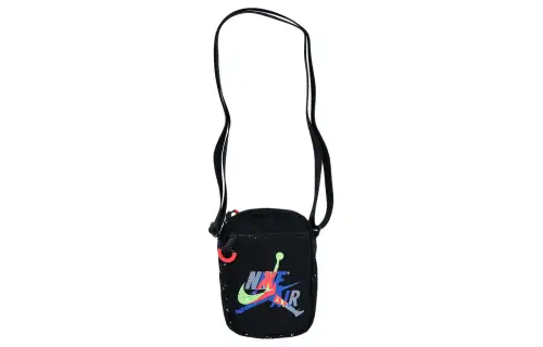 Jordan Polyester Cell Phone Pouch, Shoulder Bag, Crossbody Bag Small Unisex Black