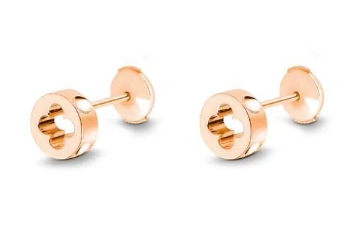 LOUIS VUITTON Empreinte Ear Studs Pink Gold