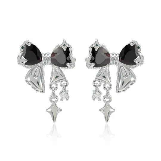 CMFY 999 Fine Silver Stud Earrings Women's
