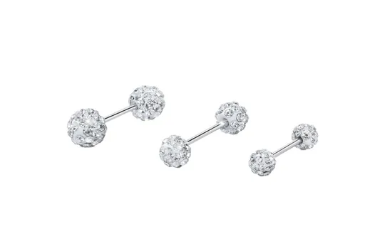QIMEILA 925 Sterling Silver Stud Earrings Women's