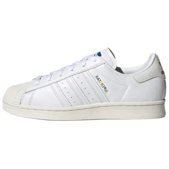 Adidas Originals Superstar White Rainbow Logo Women's