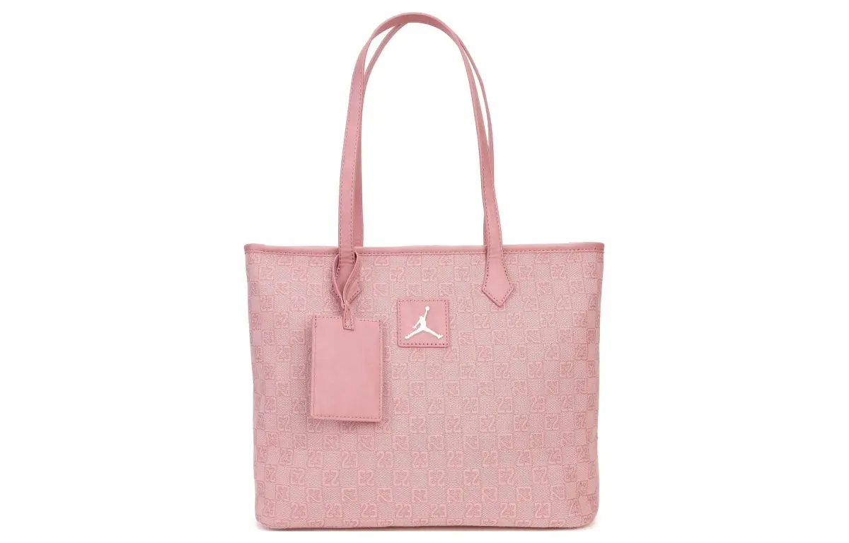 Jordan Water Repellent Fabric Tote Bag, Shopping Bag, Handbag, Shoulder Bag Women's Pink
