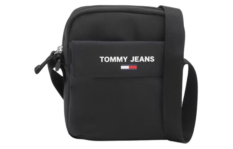 Tommy Hilfiger Recycled Polyester Crossbody Bag, Shoulder Bag Regular Men's Black