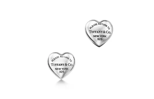 TIFFANY & CO. Sterling Silver Stud Earrings Women's Silver