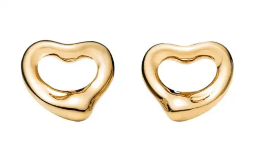 TIFFANY & CO. 18K Gold Stud Earrings Women's Gold