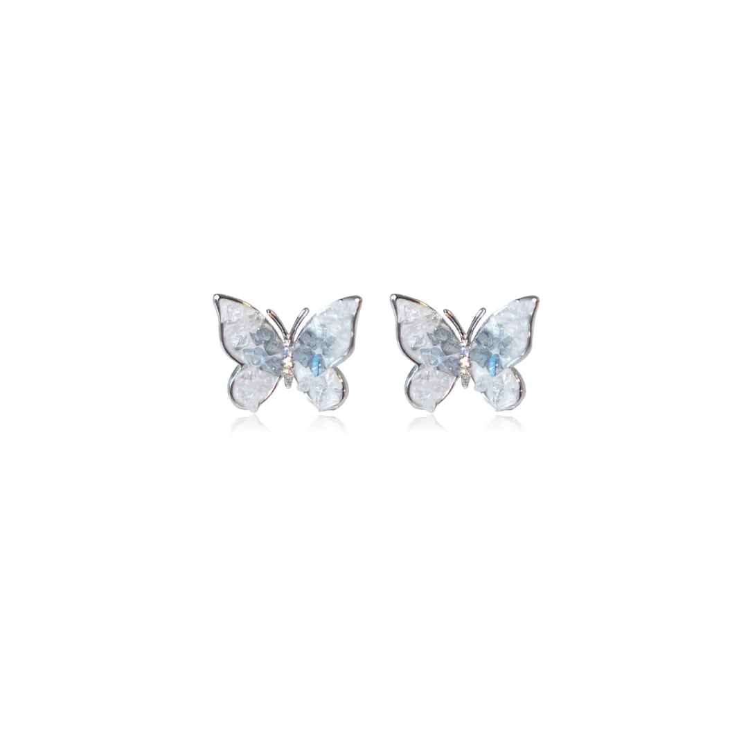 CMFY Zircon Stud Earrings Women's