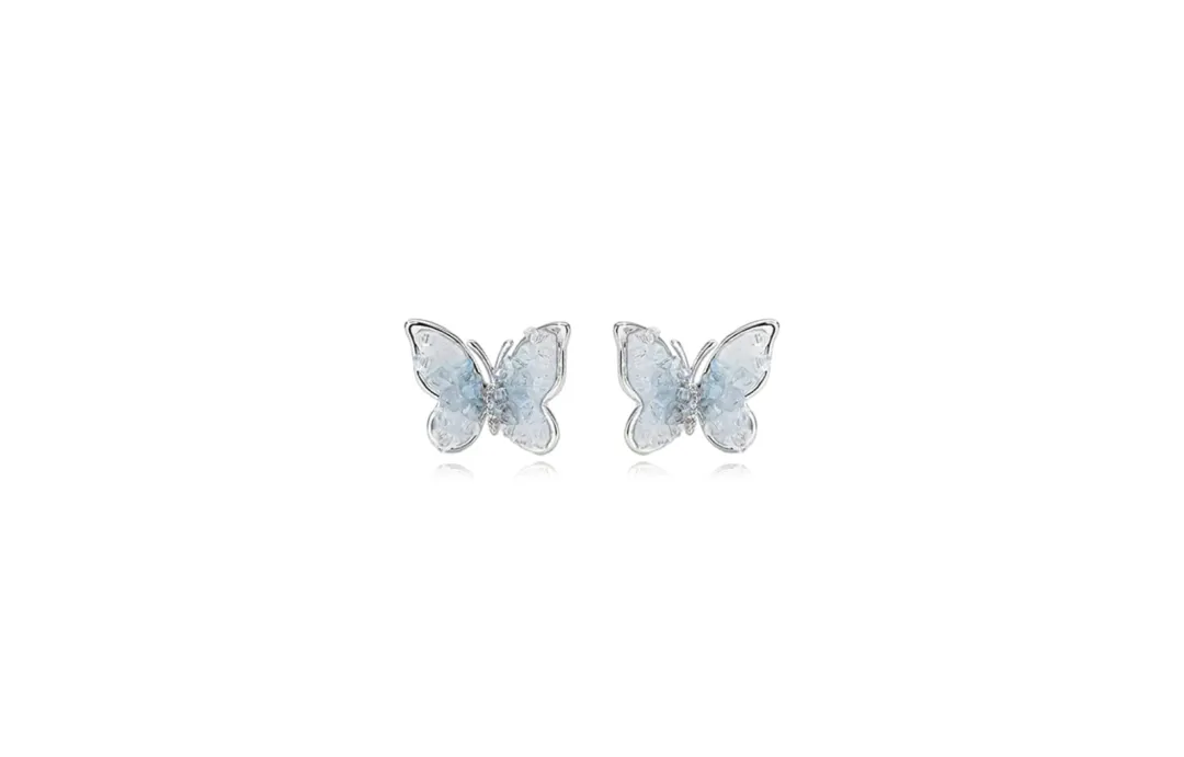 Asia Star Alloy Stud Earrings Women's