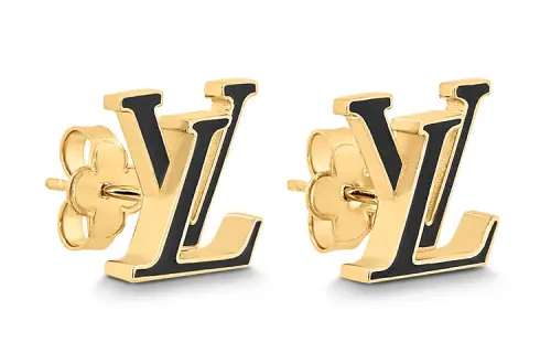 LOUIS VUITTON M01722 Lv Iconic Enamel Earrings