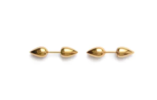 Burberry spear-shaped stud earrings