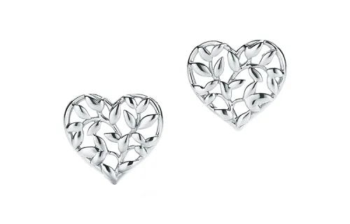 TIFFANY & CO. Paloma Picasso Sterling Silver Stud Earrings Women's Silver