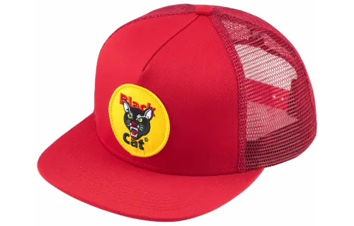Supreme Black Cat Mesh Back 5 Panel
